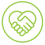 Parks Orthodontics shaking hands icon