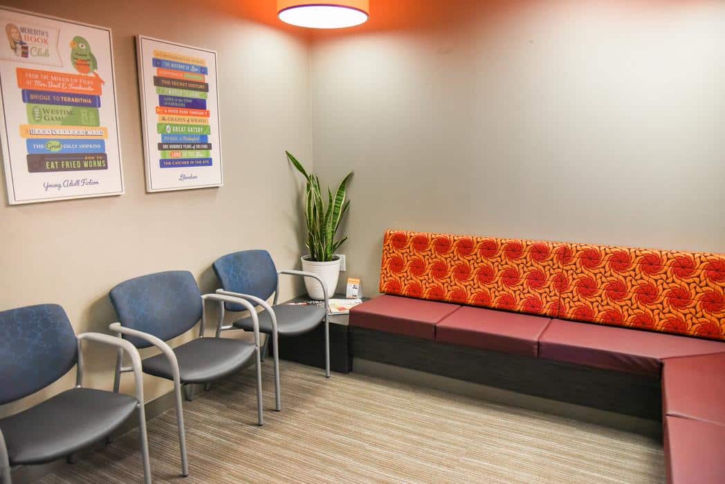 Parks Office May 2023 – 6 Parks Orthodontics waiting room comfortable welcoming office