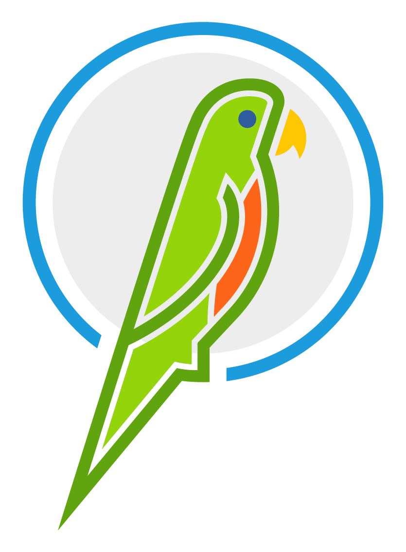 PARKS-New Branding Visuals-2020-0620-54 Parks Orthodontics logo featuring a colorful parrot icon representing expert orthodontic care and Invisalign treatment